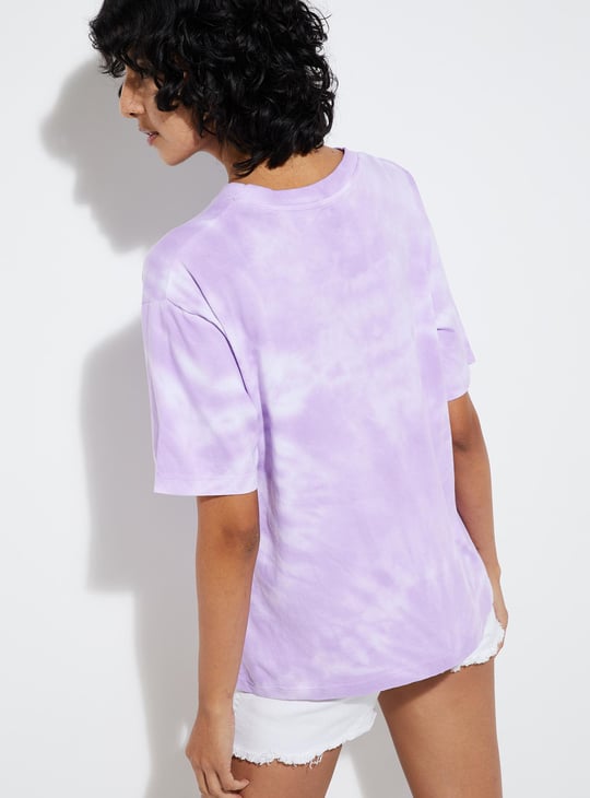 URB_N Women The Beatles Tie Dye T-shirt