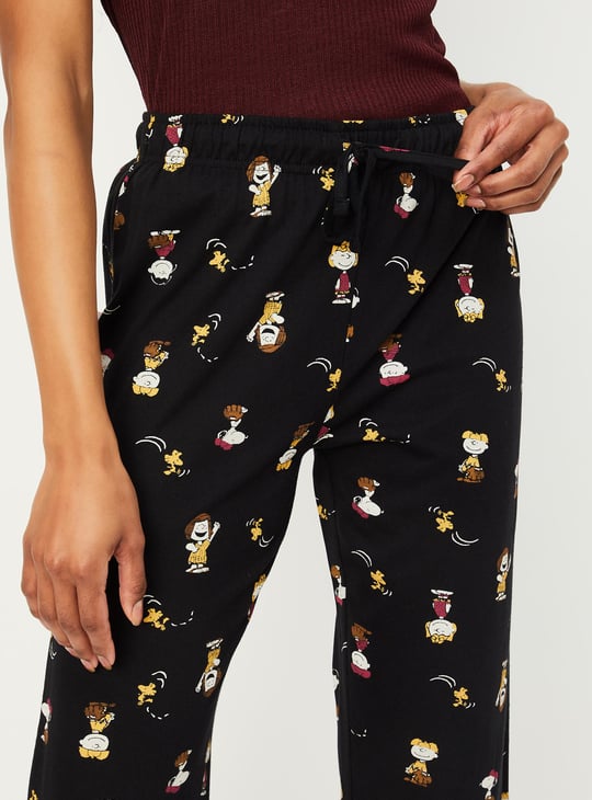 Women Peanuts Snoopy Printed Pyjamas