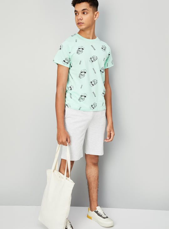 Boys Anime Print T-shirt