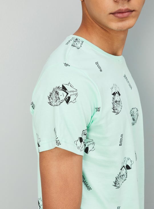 Boys Anime Print T-shirt