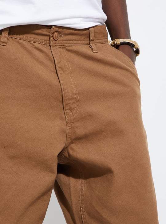 URB_N Men Solid Carpenter Pants