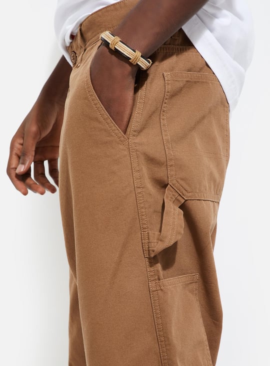 URB_N Men Solid Carpenter Pants