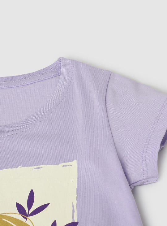 Girls Unicorn Printed T-shirt