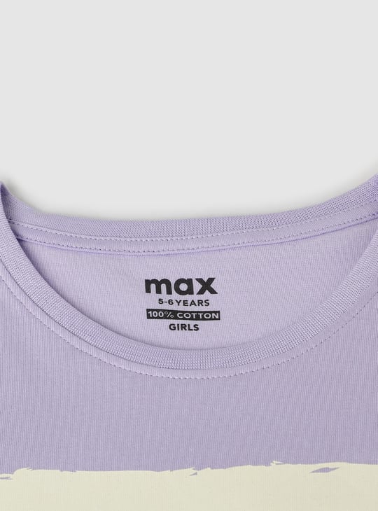 Girls Unicorn Printed T-shirt