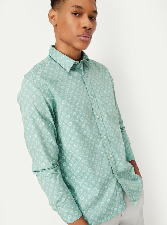 Men Printed Regular Fit Casual Shirt