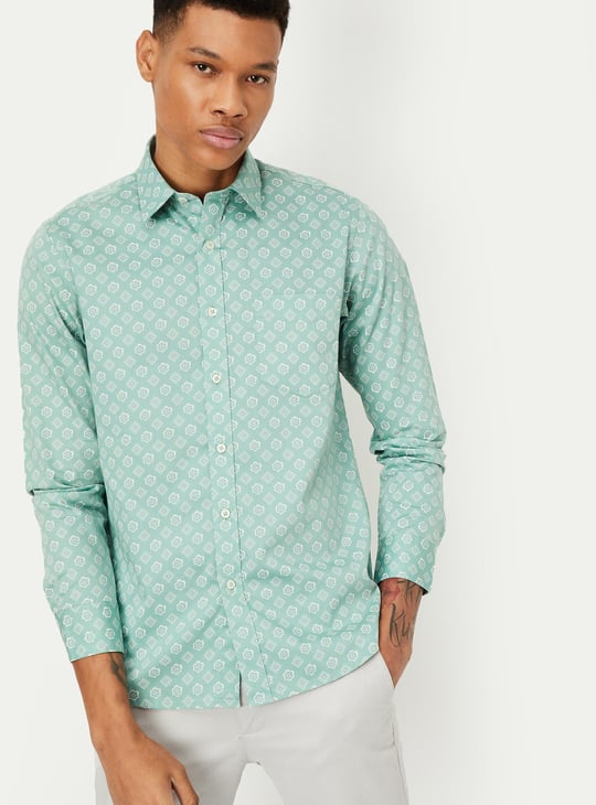 Men Printed Regular Fit Casual Shirt