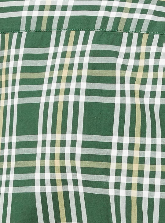 Men Regular Fit Checked Smart Casual Shirt