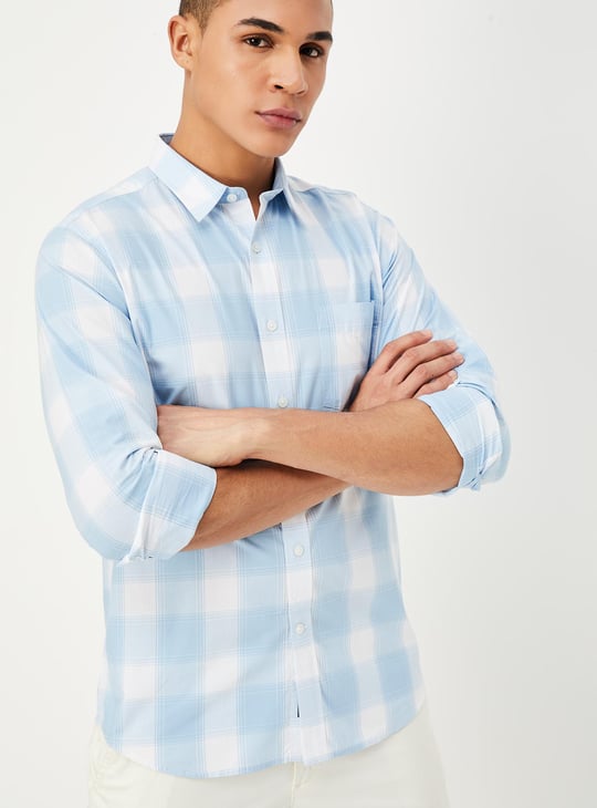 Men Checked Regular Fit Casual Shirt