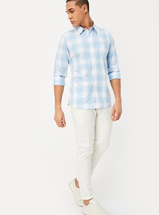 Men Checked Regular Fit Casual Shirt