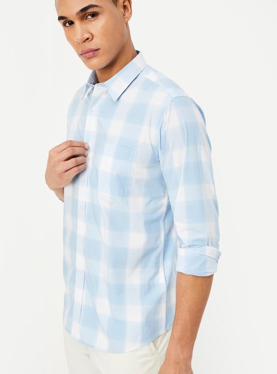 Men Checked Regular Fit Casual Shirt