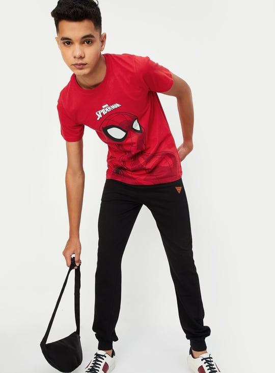 Boys Spiderman Printed T-shirt
