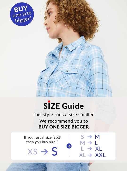 Women Checked Full Sleeves Shirt