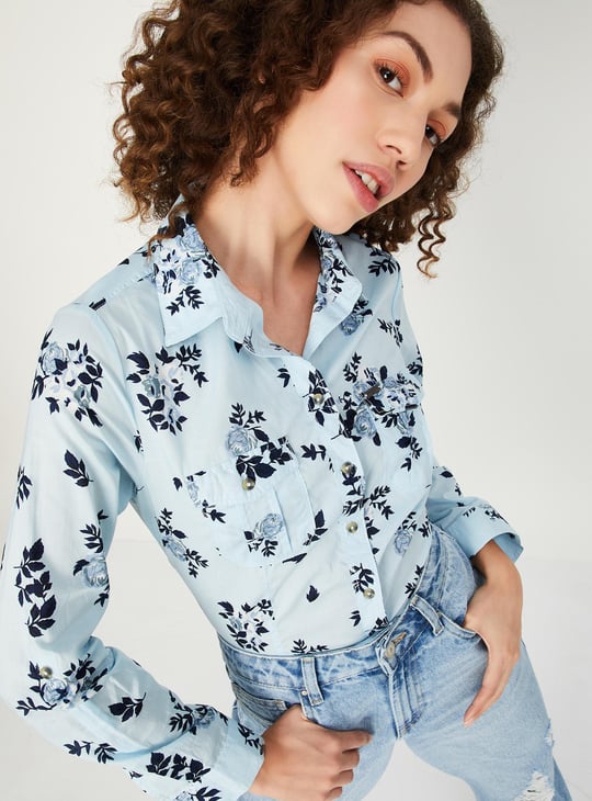 Women Floral Printed Shirt