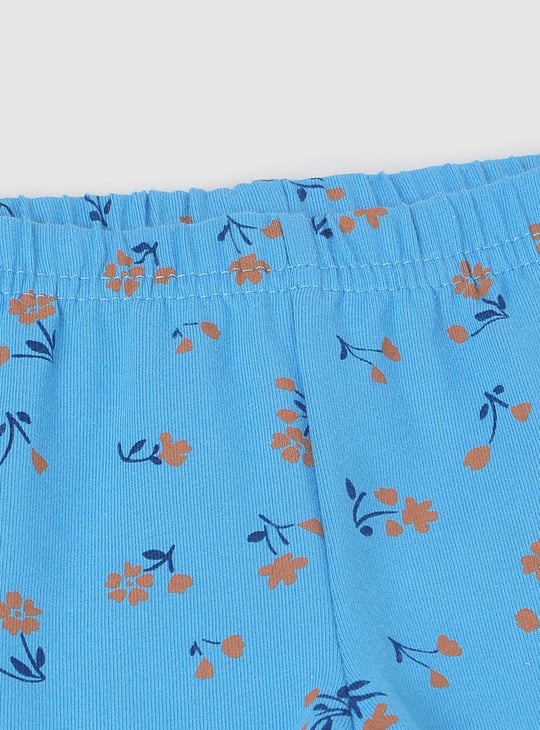 Girls Printed Full-Length Leggings