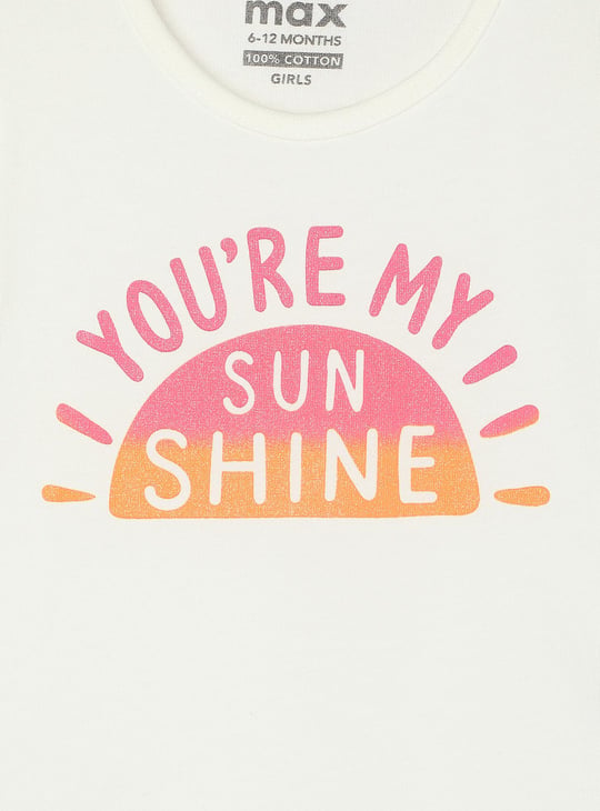 Girls Graphic Printed T-shirt