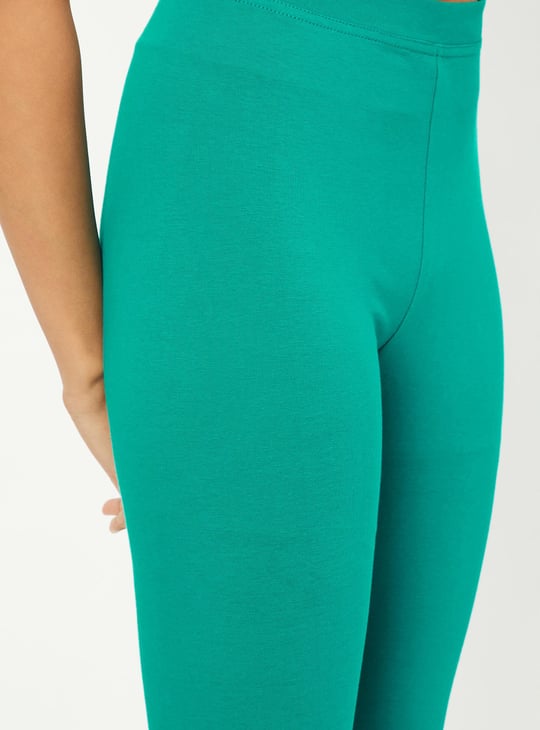 Women Foil Printed Leggings