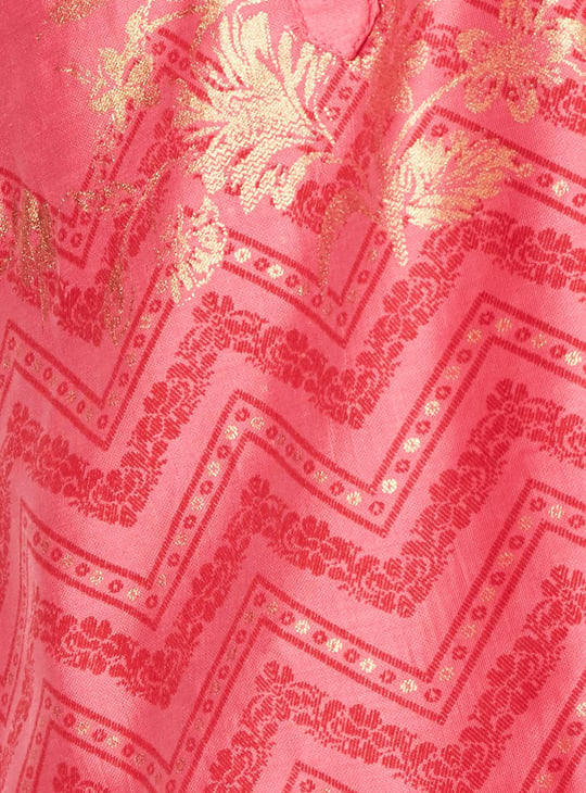 Women Foil Printed Layered Kurta