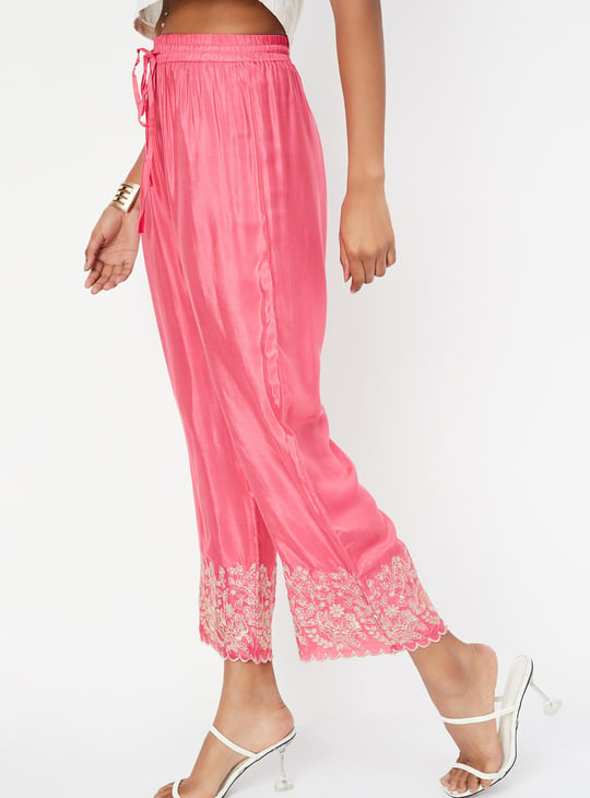 Women Embroidered Palazzos