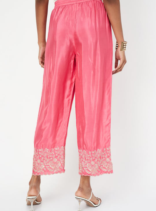 Women Embroidered Palazzos