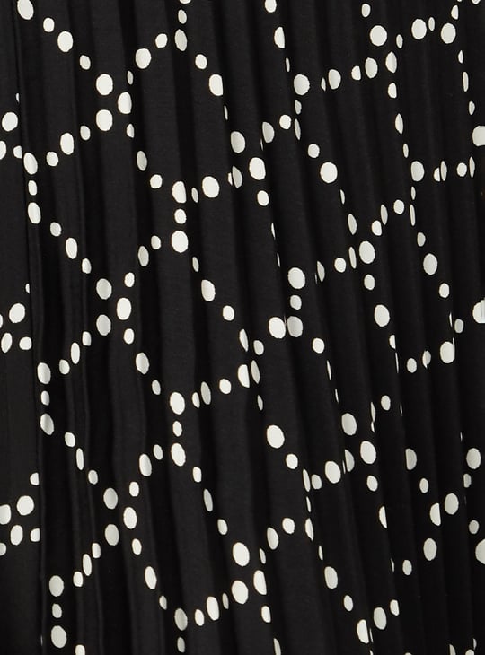 Women Pleated Midi Skirt