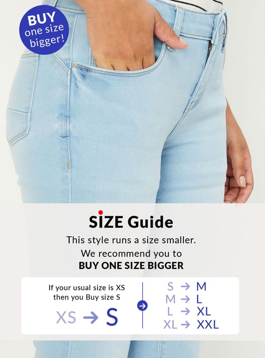 Women Stonewashed Skinny Fit Jeans