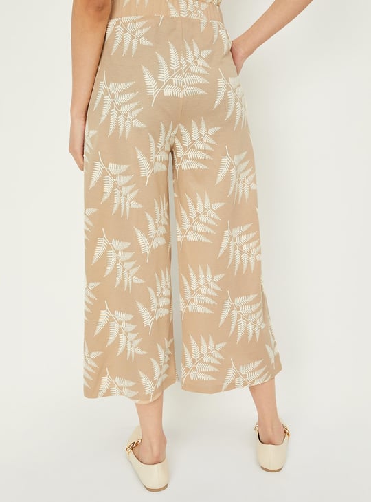 Women Printed Flared Trousers