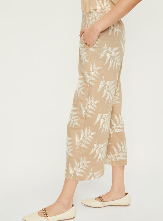 Women Printed Flared Trousers