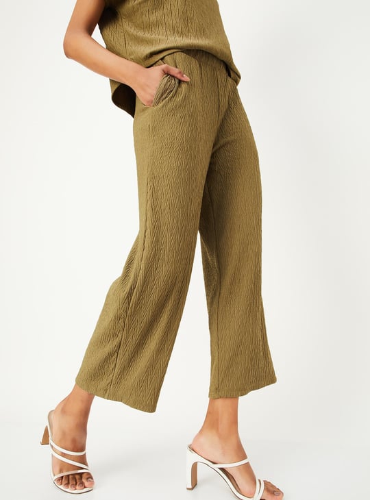 Women Regular Fit Knitted Trousers