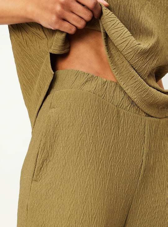 Women Regular Fit Knitted Trousers