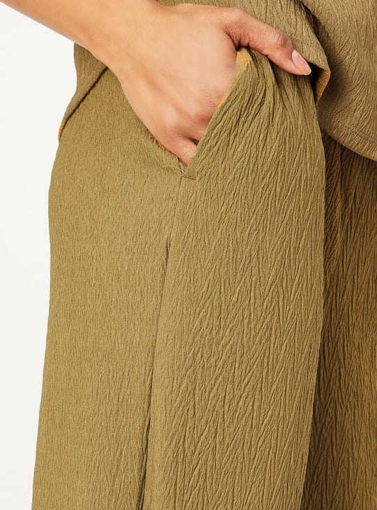 Women Regular Fit Knitted Trousers