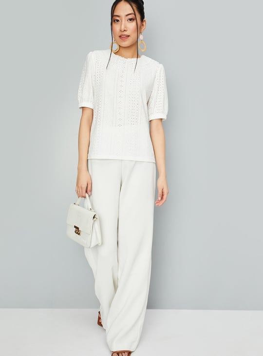 Women Schiffli Top