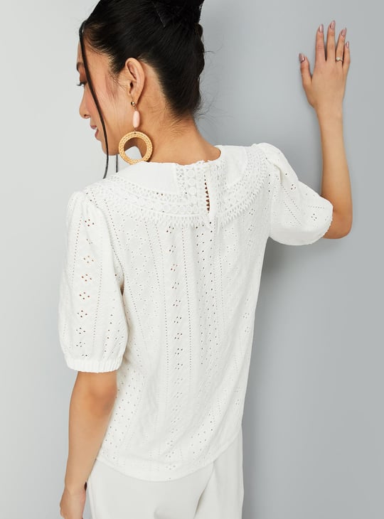 Women Schiffli Top