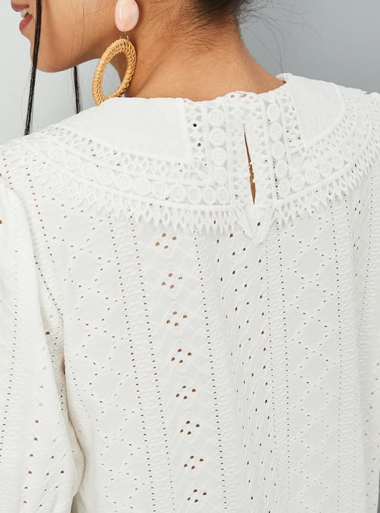Women Schiffli Top