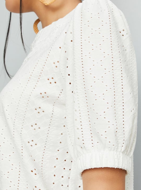 Women Schiffli Top
