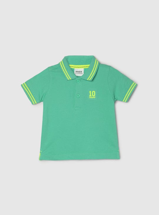 Boys Contrast Tipping Polo T-shirt