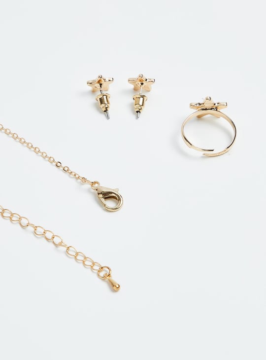 Girls Chain with Star Pendant Set