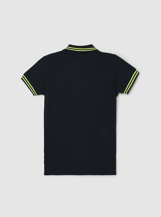 Boys Contrast Tipping Polo T-shirt