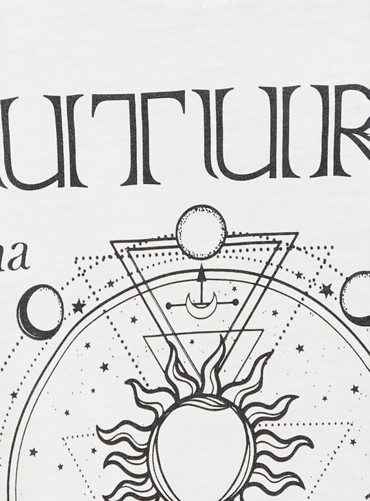 URB_N Men Relaxed Fit Back Graphic T-shirt