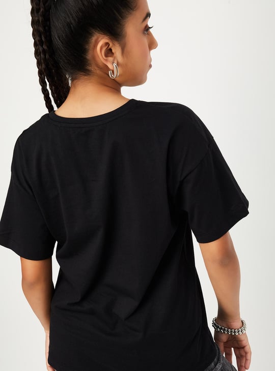 Girls Bugs Bunny Printed T-shirt