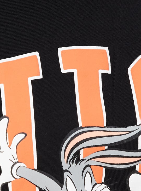 Girls Bugs Bunny Printed T-shirt