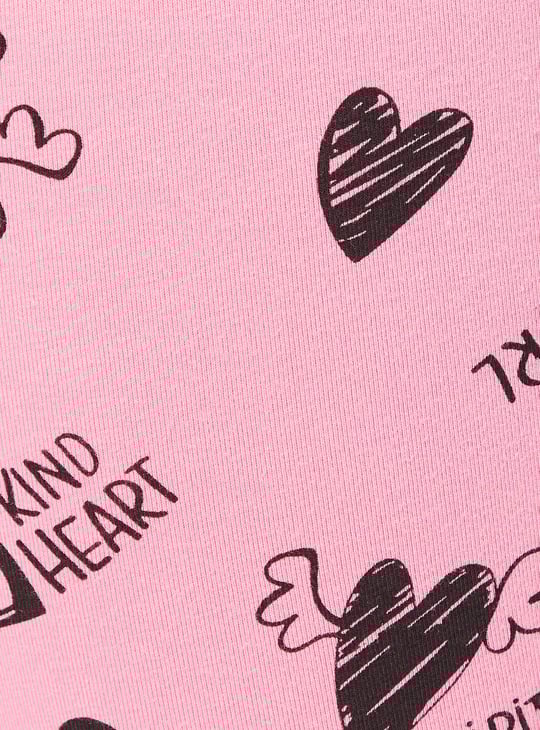 Girls Printed Full-Length Leggings