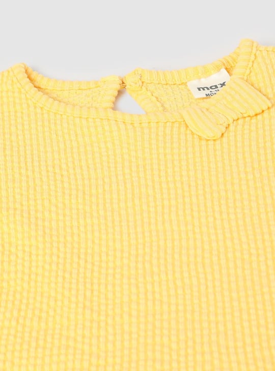 Girls Striped Shorts Set