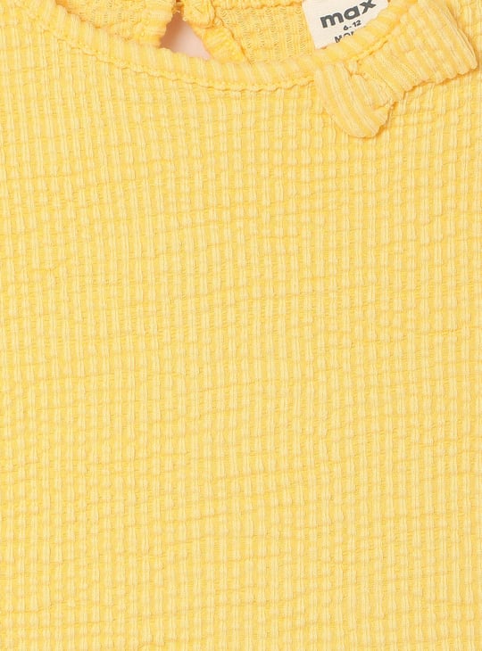 Girls Striped Shorts Set