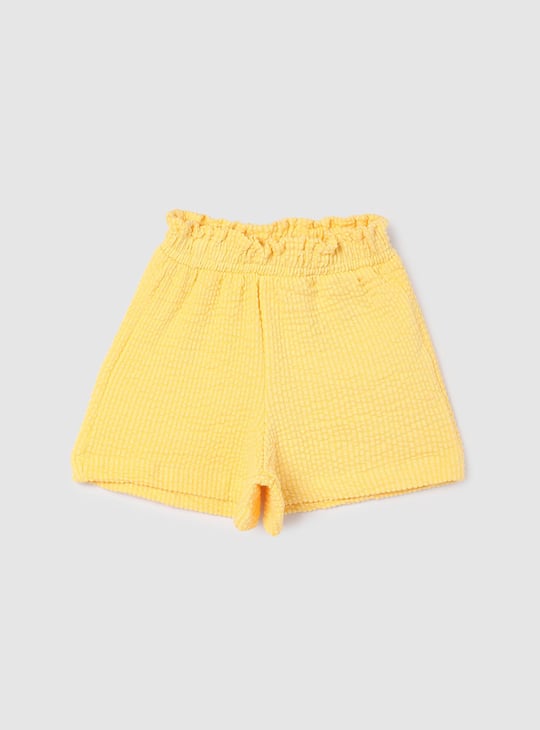 Girls Striped Shorts Set