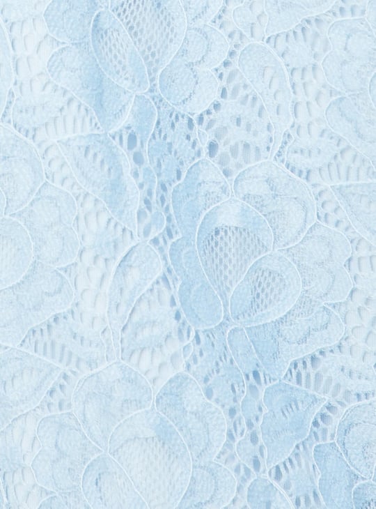 Women Lace Peplum Top