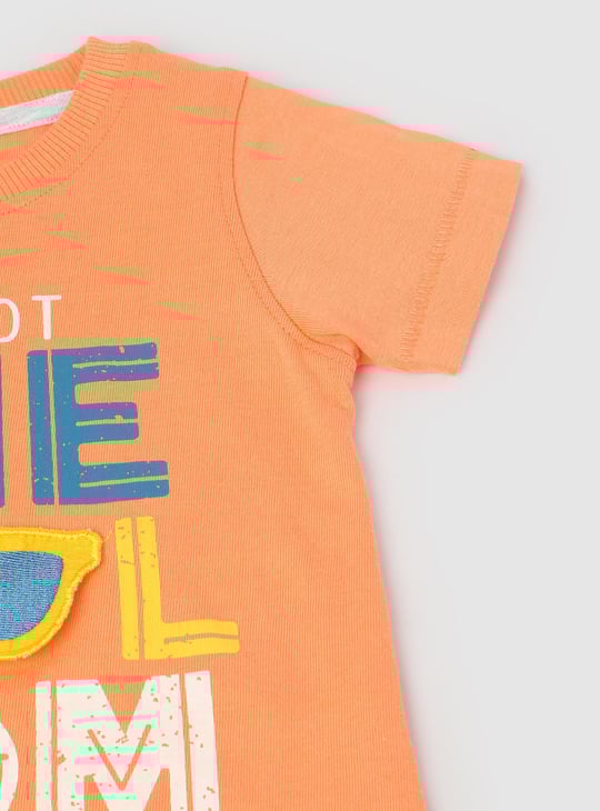 Boys Printed Shorts Set