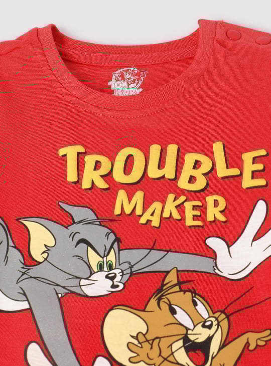 Boys Tom & Jerry Printed T-shirt
