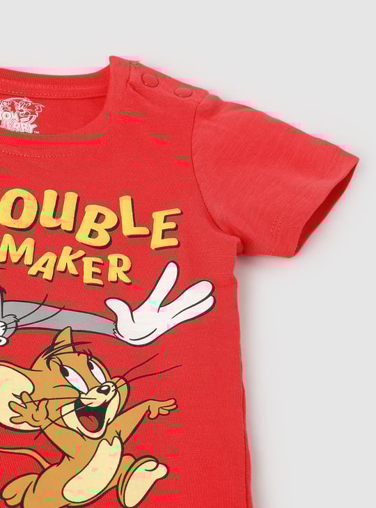 Boys Tom & Jerry Printed T-shirt