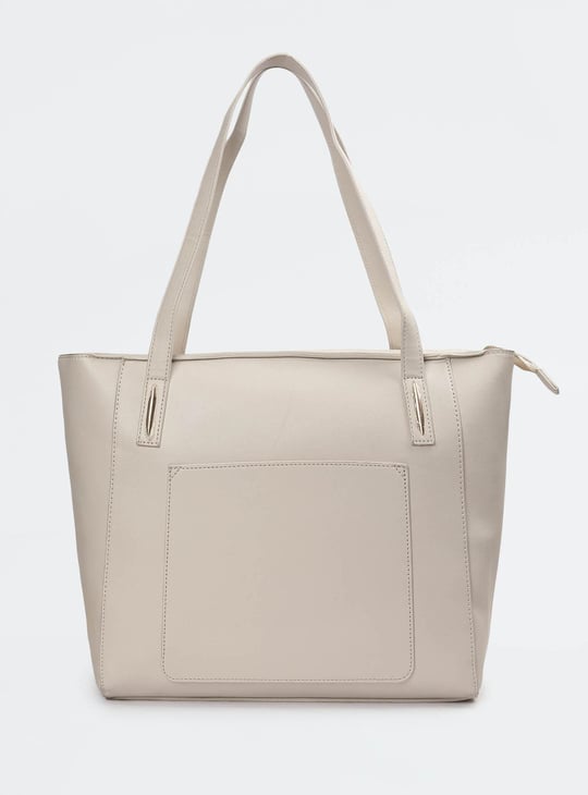 Women Solid Tote Bag