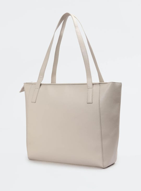 Women Solid Tote Bag
